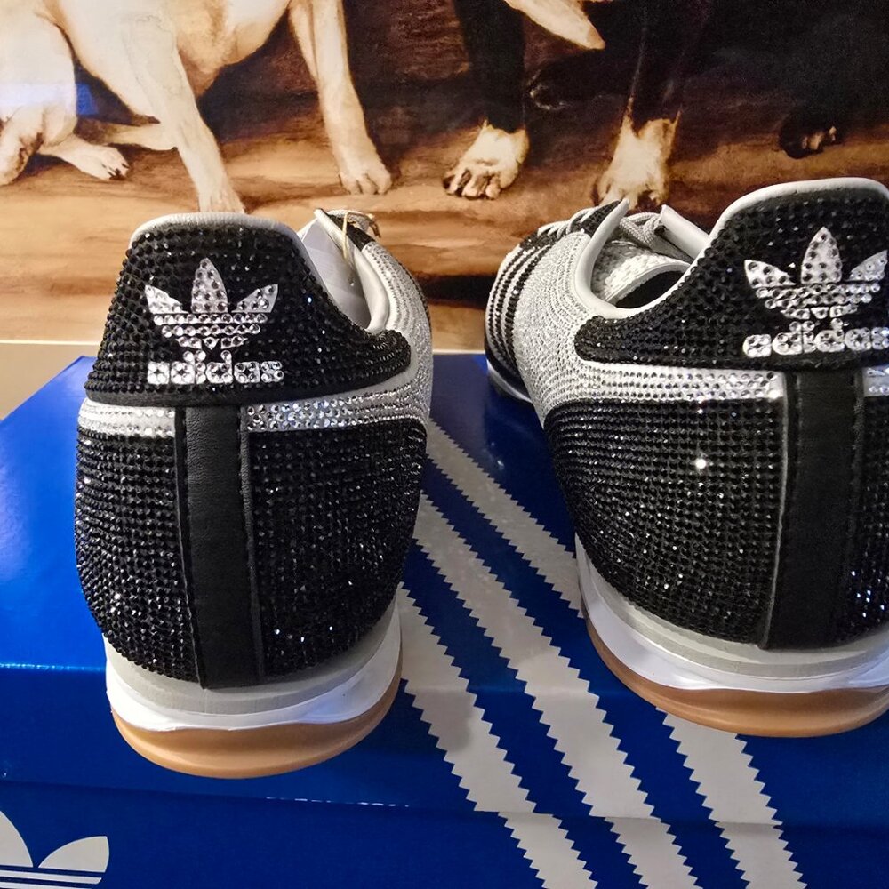 Adidas SL 72 OG Rhinestone Grey Black (KJ6151) Men's Size 10 US Authentic NEW - Picture 6 of 16